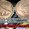 Harga Uang Koin Kuno Rp 50 Komodo Tembus Rp7.000.000, Disini Tempat Jualnya