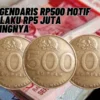 Koin Legendaris Rp500 Motif Melati Laku Rp5 Juta Perkepingnya