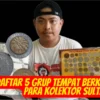 Daftar 5 Grup Tempat Berkumpulnya Para Kolektor Sultan Uang Koin Kuno Ada Disini!