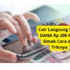 Cair Langsung Saldo DANA Rp 200 Ribu, Simak Cara dan Triknya