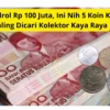 Dibandrol Rp 100 Juta, Ini Nih 5 Koin Kuno Paling Dicari Kolektor Kaya Raya