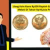 Uang Koin Kuno Rp500 Rupiah Gambar Bunga Melati Di Taksir Rp10 Juta Per Keping