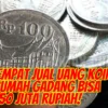 Disini Tempat Jual Uang Koin Rp100 Rumah Gadang Bisa Laku Rp50 Juta Rupiah!