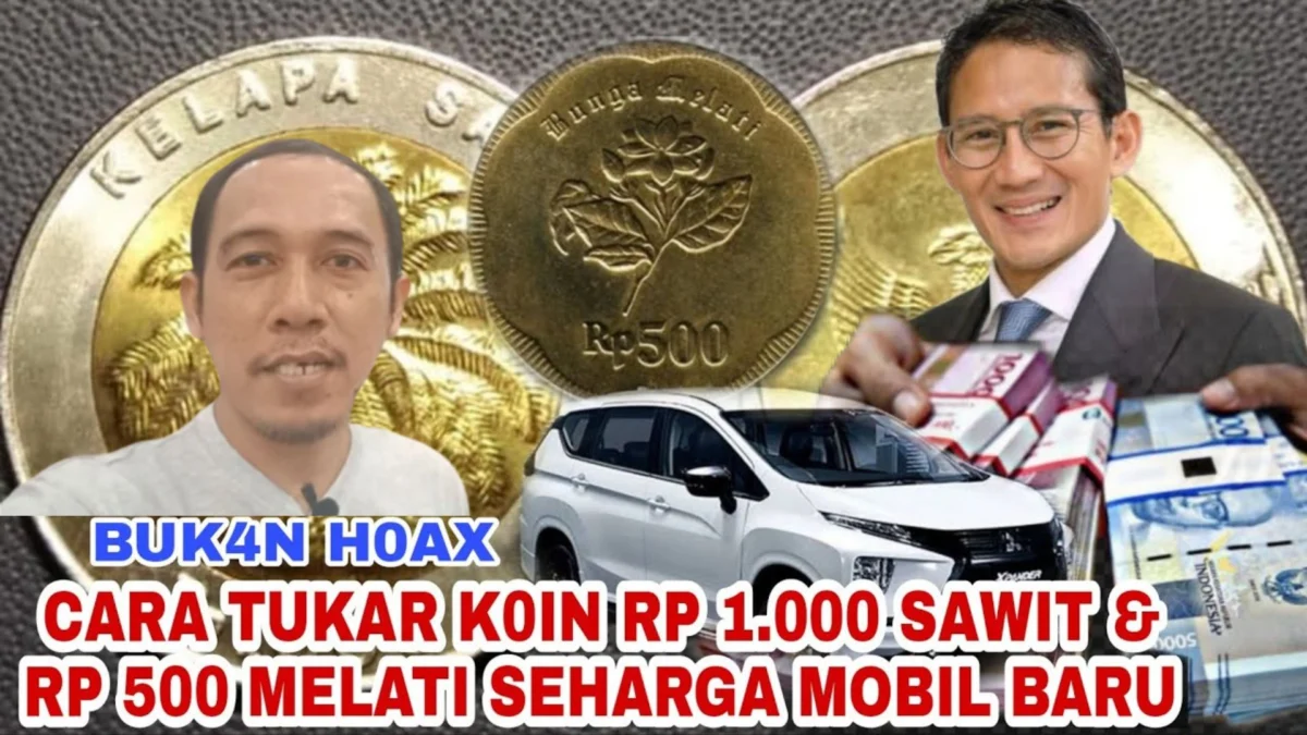 Ini Cara Tukar Koin Rp1000 Sawit Dan Rp500 Melati, Seharga Mobil Fortuner Baru!