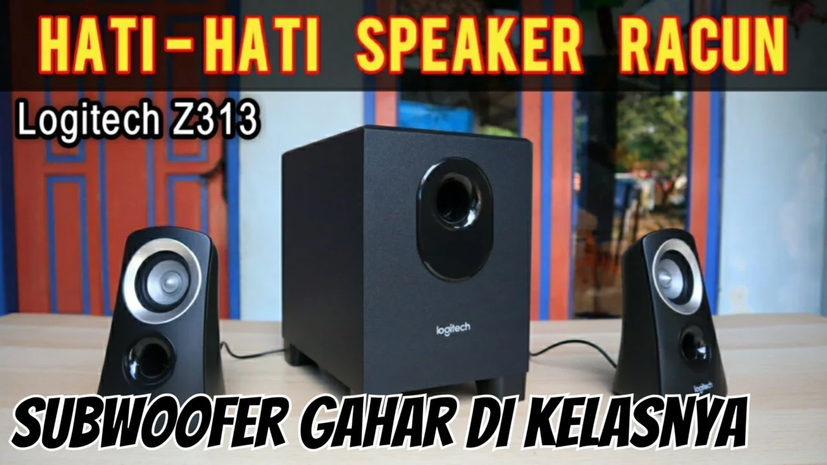 Ini Dia Speaker PC Logitech Z313: Subwoofer Gahar di Kelasnya, Sound Gaming Murah