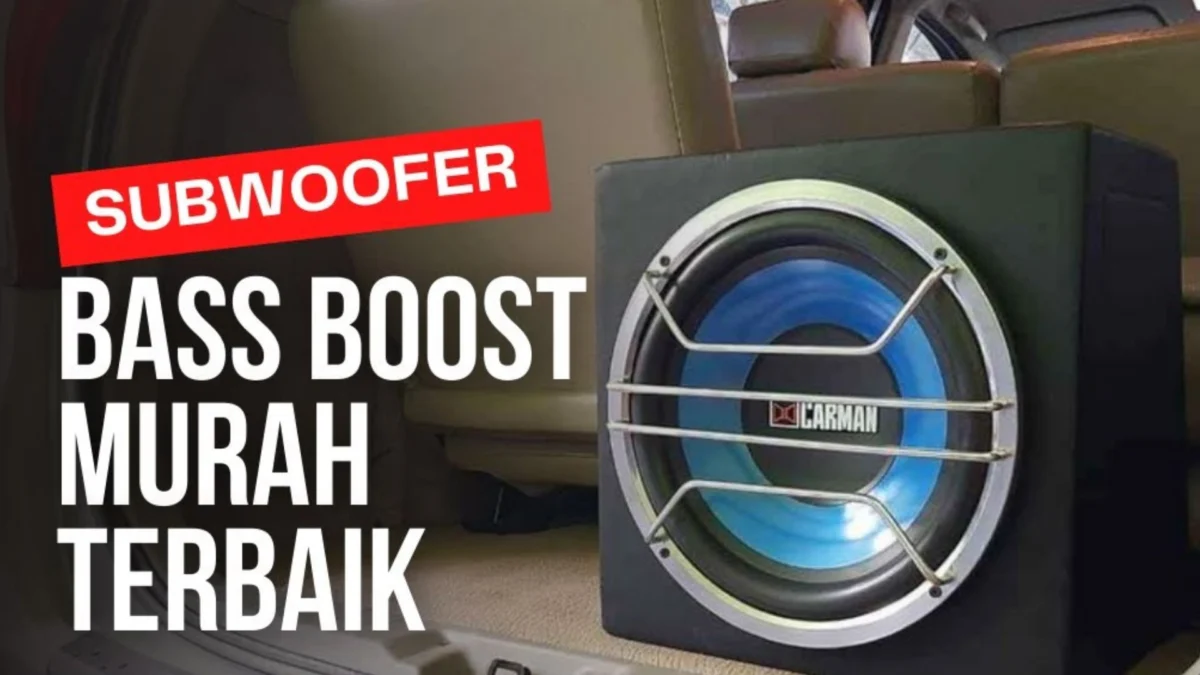 Bass-Nya Nendang! 5 Speaker Subwoofer Mobil Murah Terbaik 2023