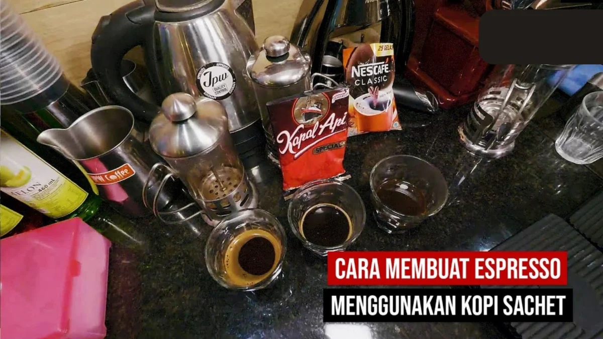 Cara Membuat Espresso Menggunakan Kopi Sachet: Kenyamanan Espresso dalam Kemasan Kecil