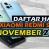 Daftar Harga HP Xiaomi Redmi Series Bulan November 2023