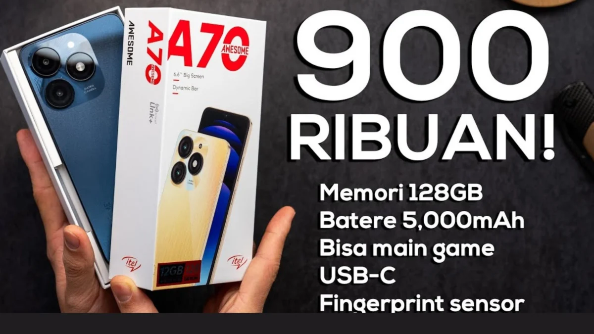 Cuman Rp900 Ribuan Doang! Review HP Itel A70 di Indonesia