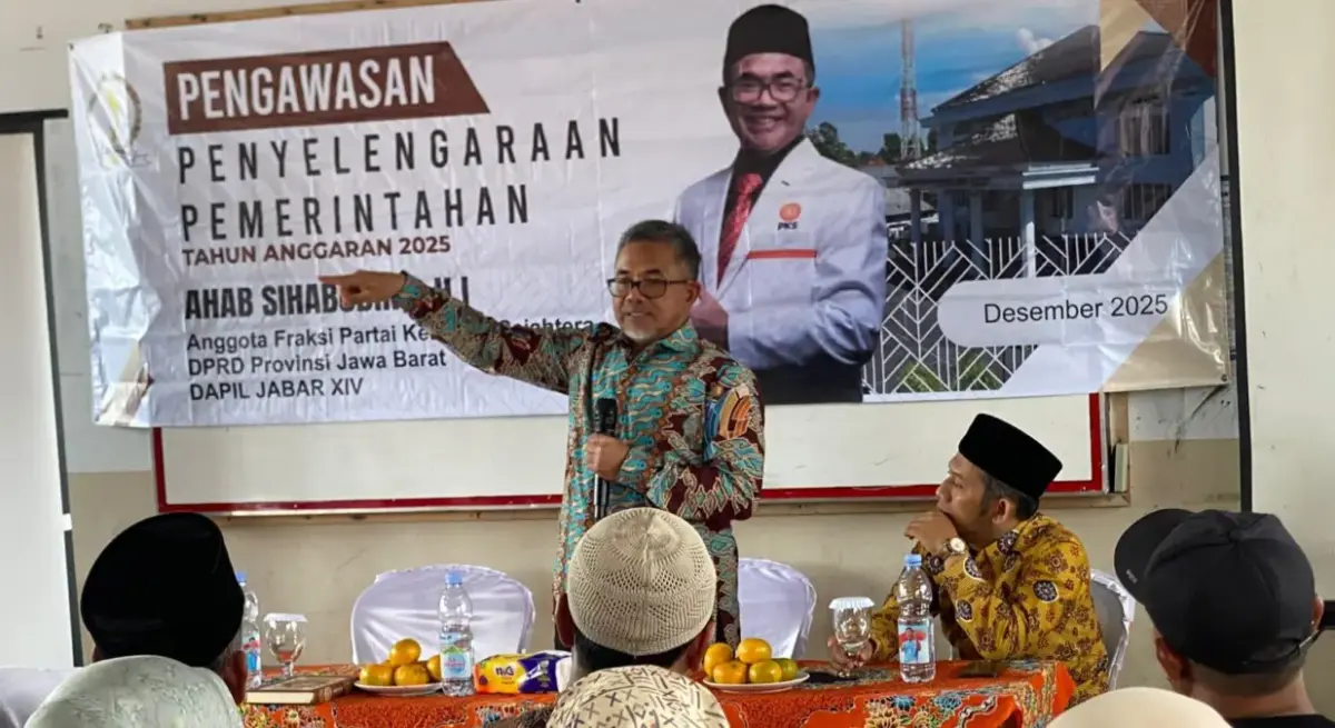 Ahab Mendorong Kajian Integral Demi Wujudkan Pembangunan Berkualitas Tanpa Merusak Alam Legislator Jabar dari Fraksi PKS Ahab Sihabudin saat melaksanakan reses di Kabupaten Garut Provinsi Jawa Barat