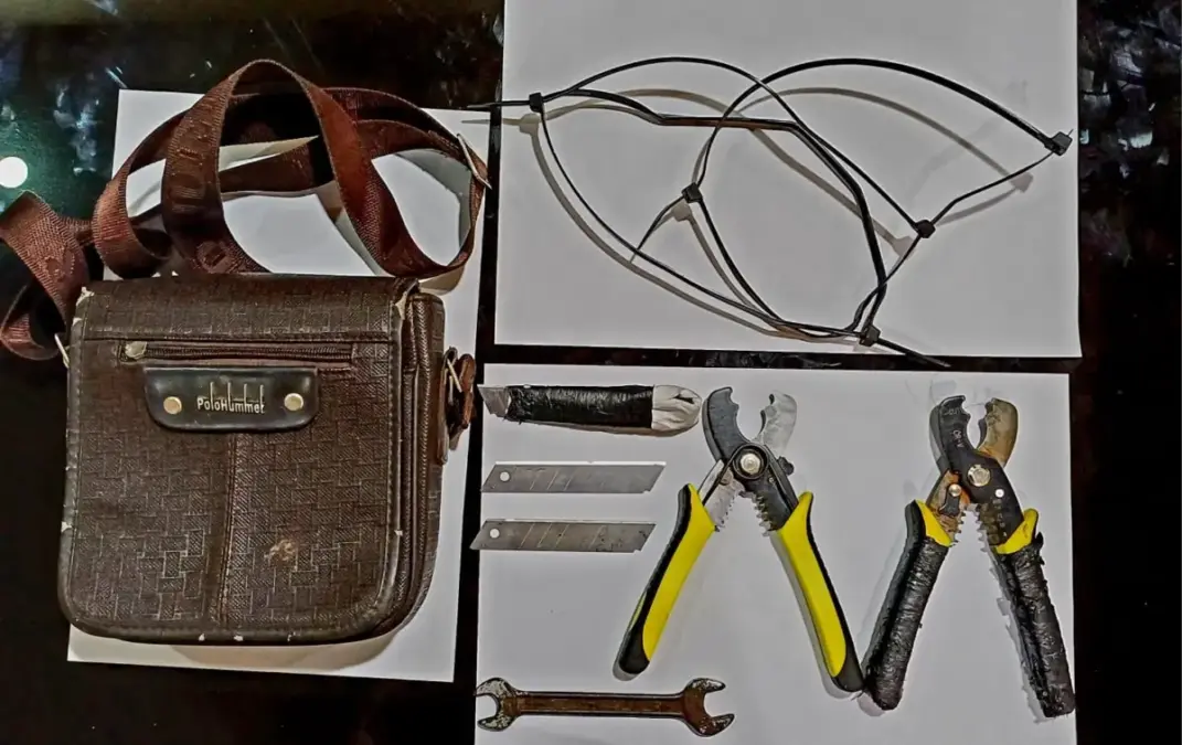 Aksi Pencurian Kabel Tower di Kadungora Digagalkan Warga, Satu Pelaku Diamankan istimewa