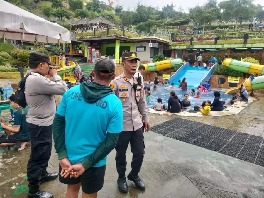 Hadapi Arus Wisata Lebaran, Polsek Pasirwangi Siapkan Strategi Khusus di Jalur Darajat istimewa