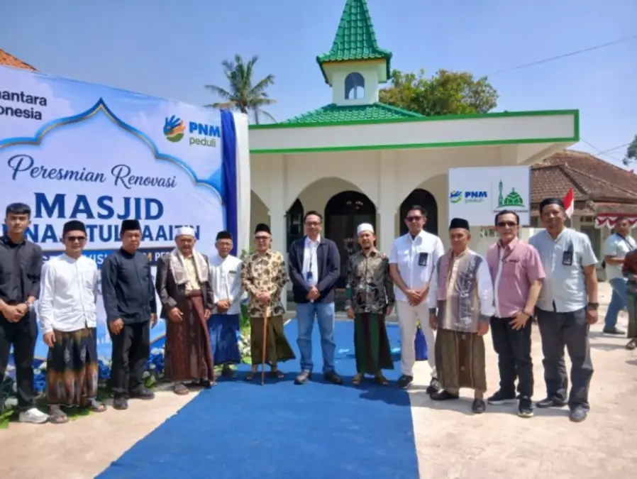 Renovasi Masjid Annajatul Faizin Rampung, PNM Peduli Dukung Penguatan Fasilitas Pesantren istimewa